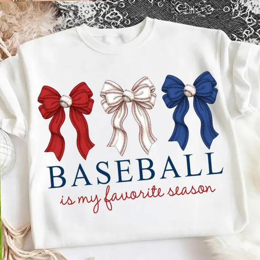 Baseball is My Favorite Season (Bows)