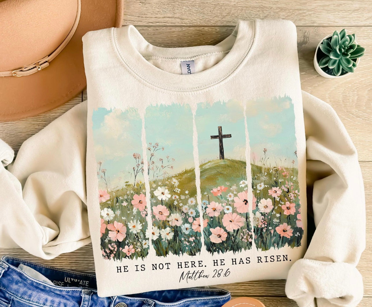 He is Risen Wildflowers