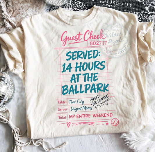 Guest Check - Ballpark