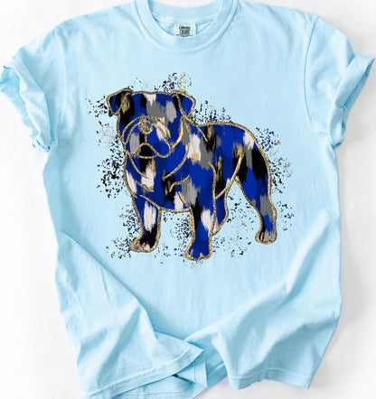 Bulldogs Splatter (Royal, Black, Gray)