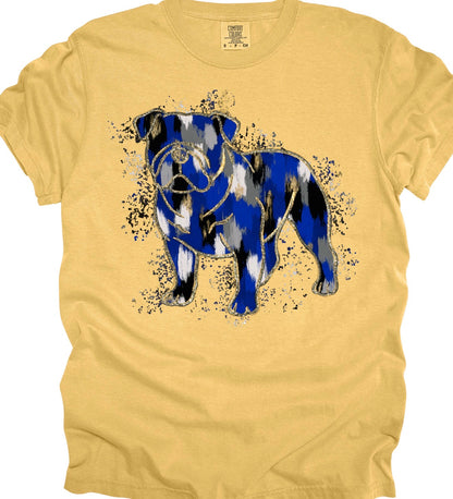 Bulldogs Splatter (Royal, Black, Gray)