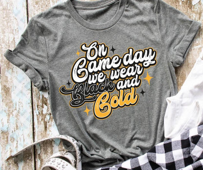 On Game Day - Black & Gold