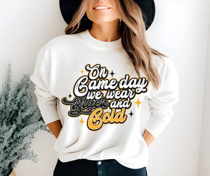 On Game Day - Black & Gold
