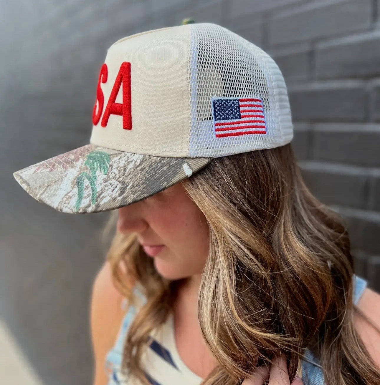 USA Camo Trucker Hat