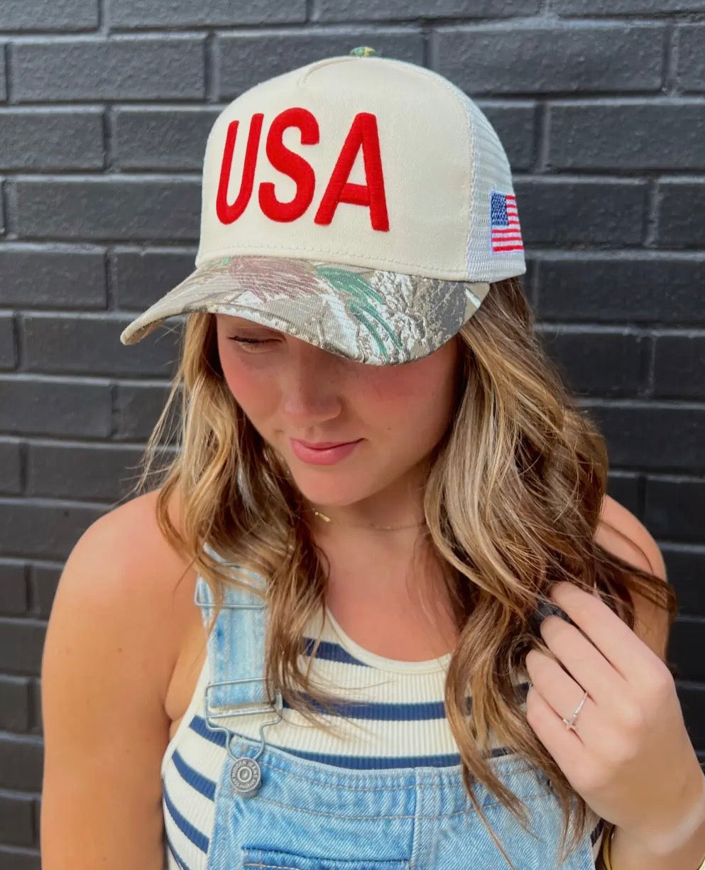 USA Camo Trucker Hat
