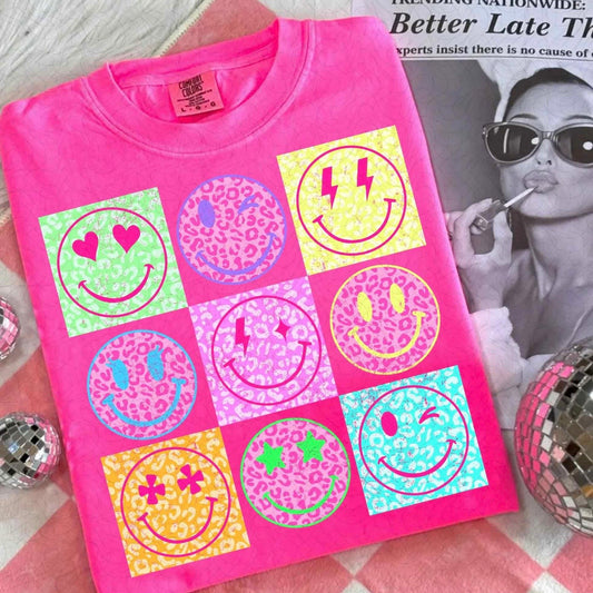 Neon Summer Smilies