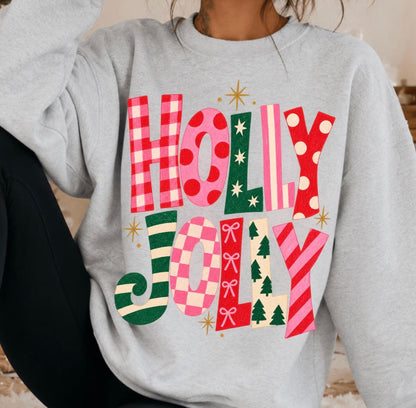 Holly Jolly (Red, Pink, Green, White)