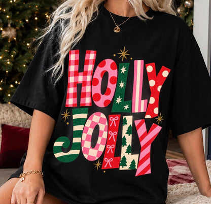 Holly Jolly (Red, Pink, Green, White)