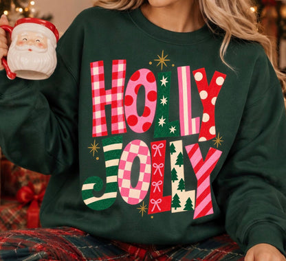 Holly Jolly (Red, Pink, Green, White)