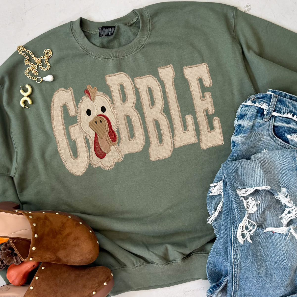 Gobble *Faux Embroidery*