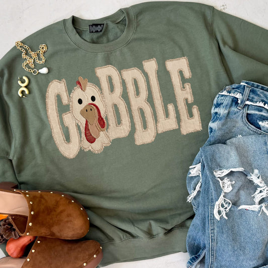 Gobble *Faux Embroidery*
