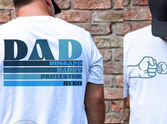 DAD Fist Bump - Husband Dad Protector Hero