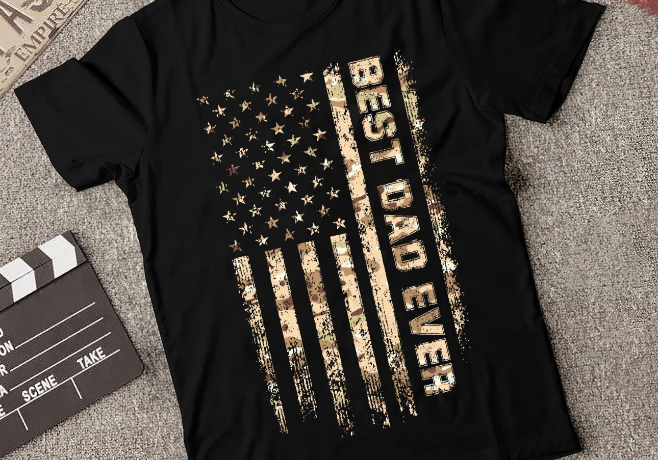 Camo Flag - Best Dad Ever
