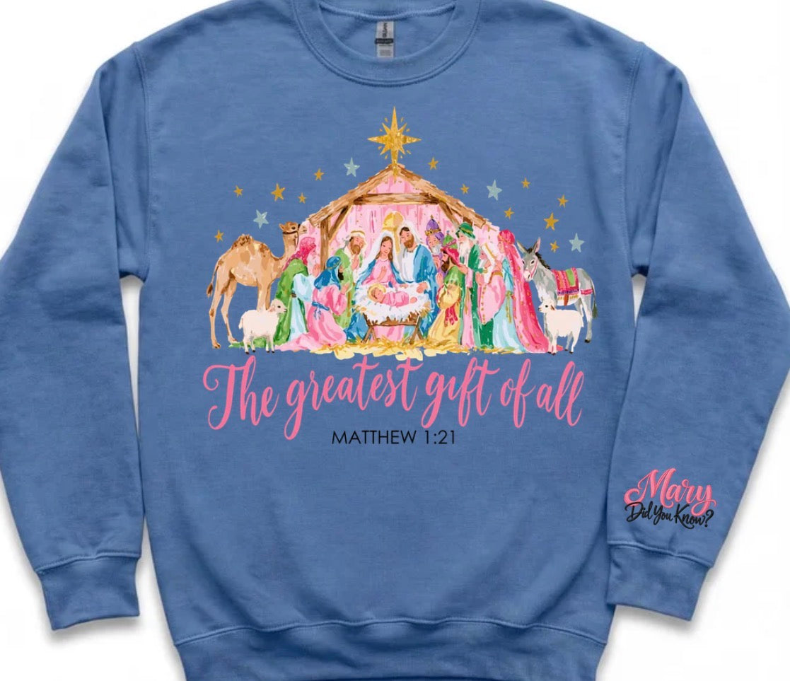 The Greatest Gift of All Nativity (FRONT WITH SLEEVE)