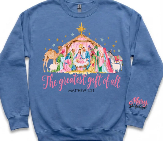 The Greatest Gift of All Nativity (FRONT WITH SLEEVE)