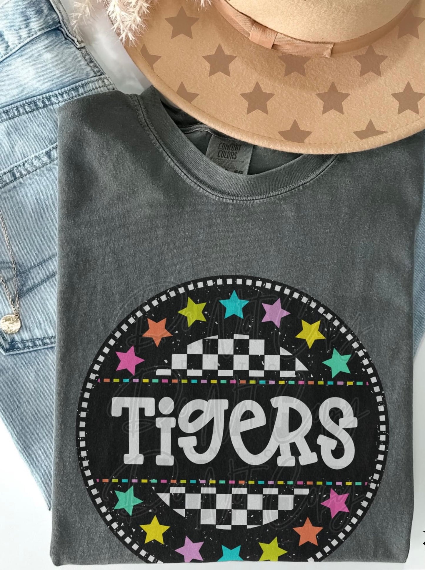 Tigers Checkered Stars