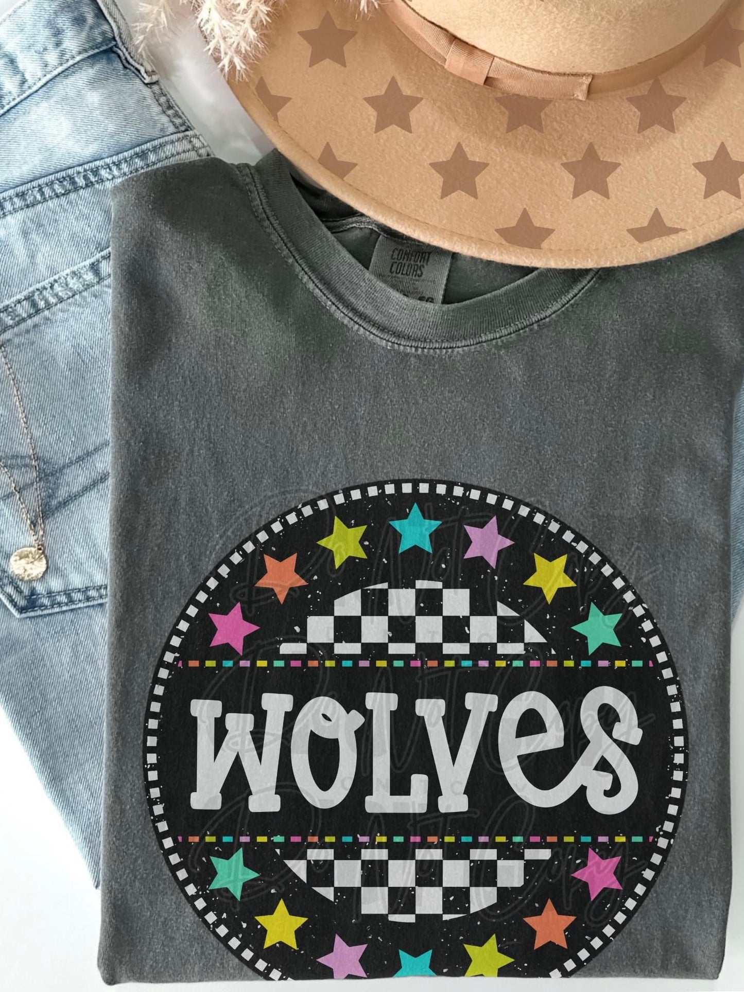 Wolves Checkered Stars