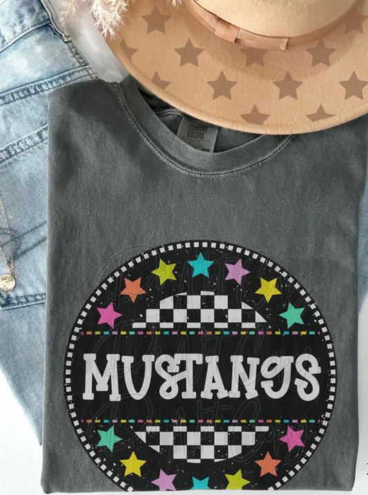 Mustangs Checkered Stars