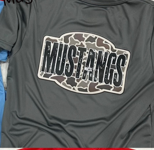 Mustangs - Camo (Front & Back)