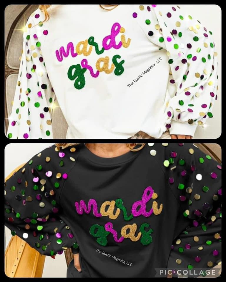 Mardi Gras Spangle Sleeve