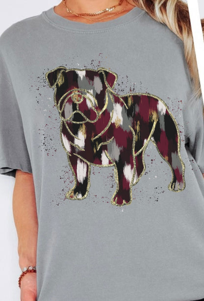 Painted Bulldog Splatter