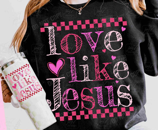 Love Like Jesus Checkered