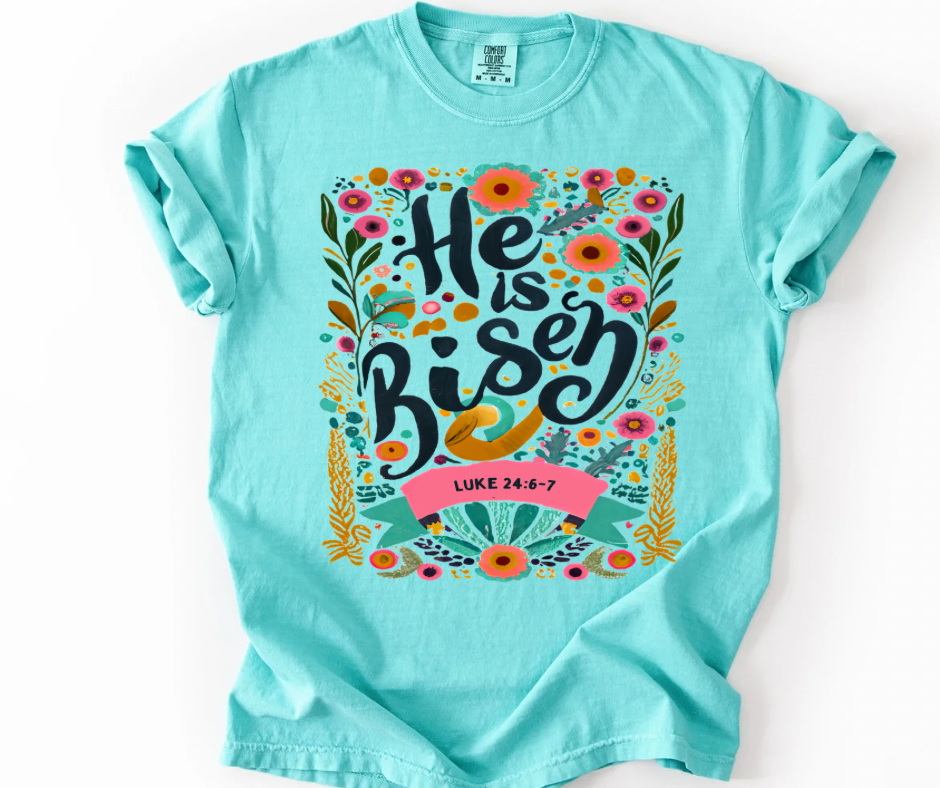 Floral He is Risen