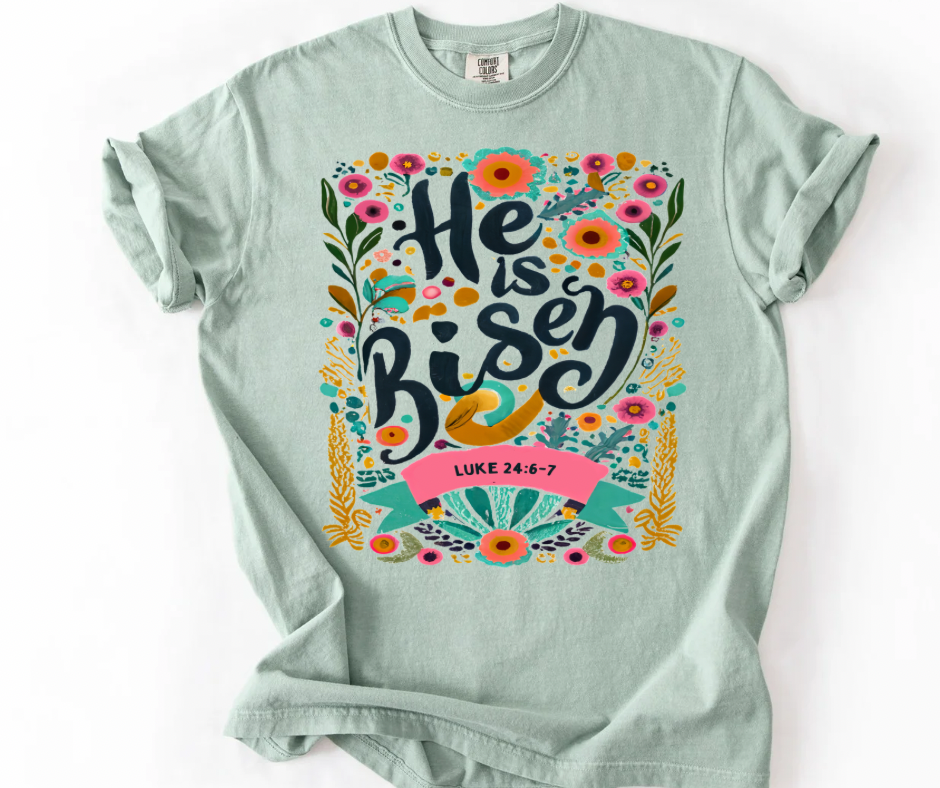 Floral He is Risen