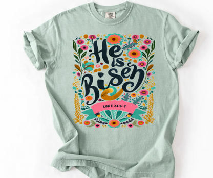 Floral He is Risen