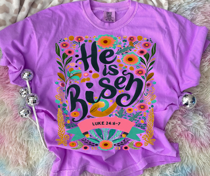 Floral He is Risen