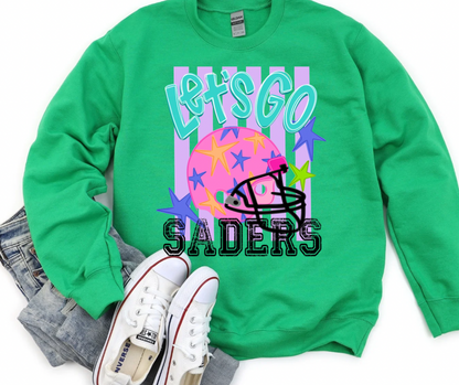 Let’s Go SADERS Foobtall Stripes