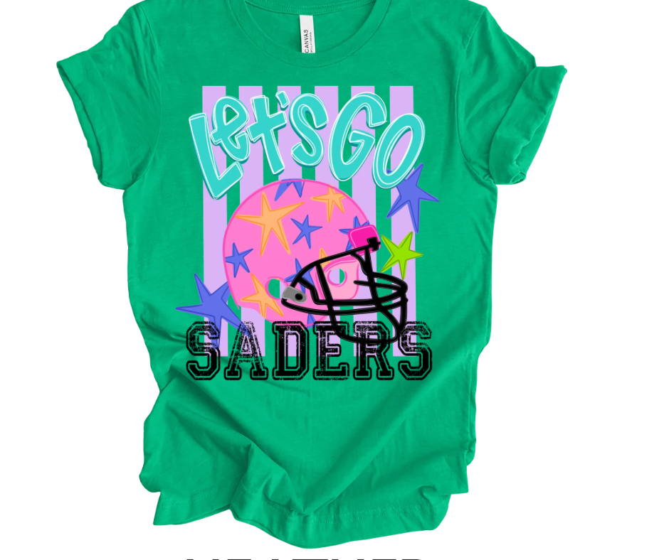 Let’s Go SADERS Foobtall Stripes
