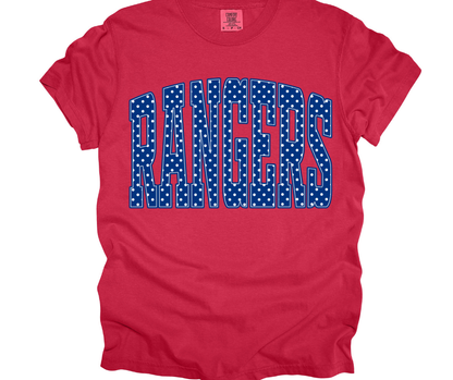 Rangers - Blue Polka Dot