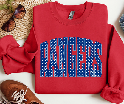 Rangers - Blue Polka Dot
