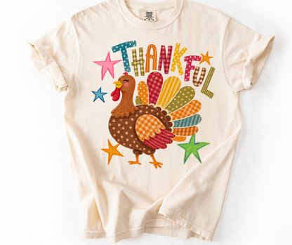 Thankful Turkey with Stars