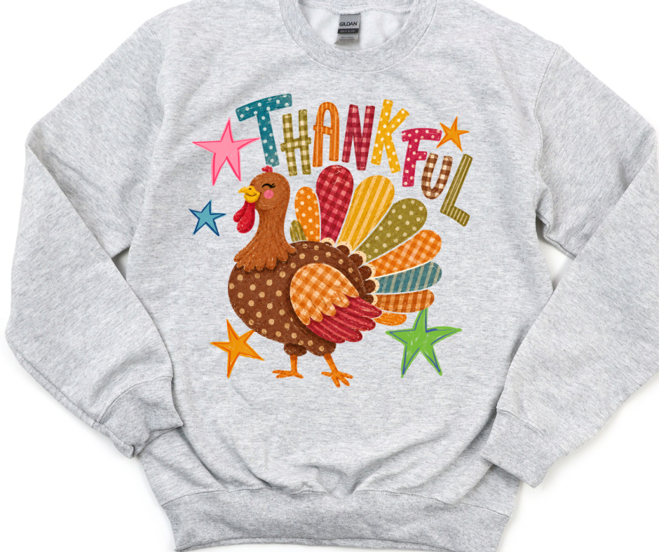 Thankful Turkey with Stars