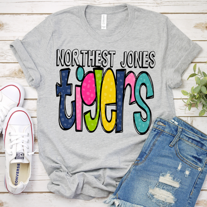 Northeast Jones Tigers Colorful