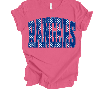 Rangers - Blue Polka Dot