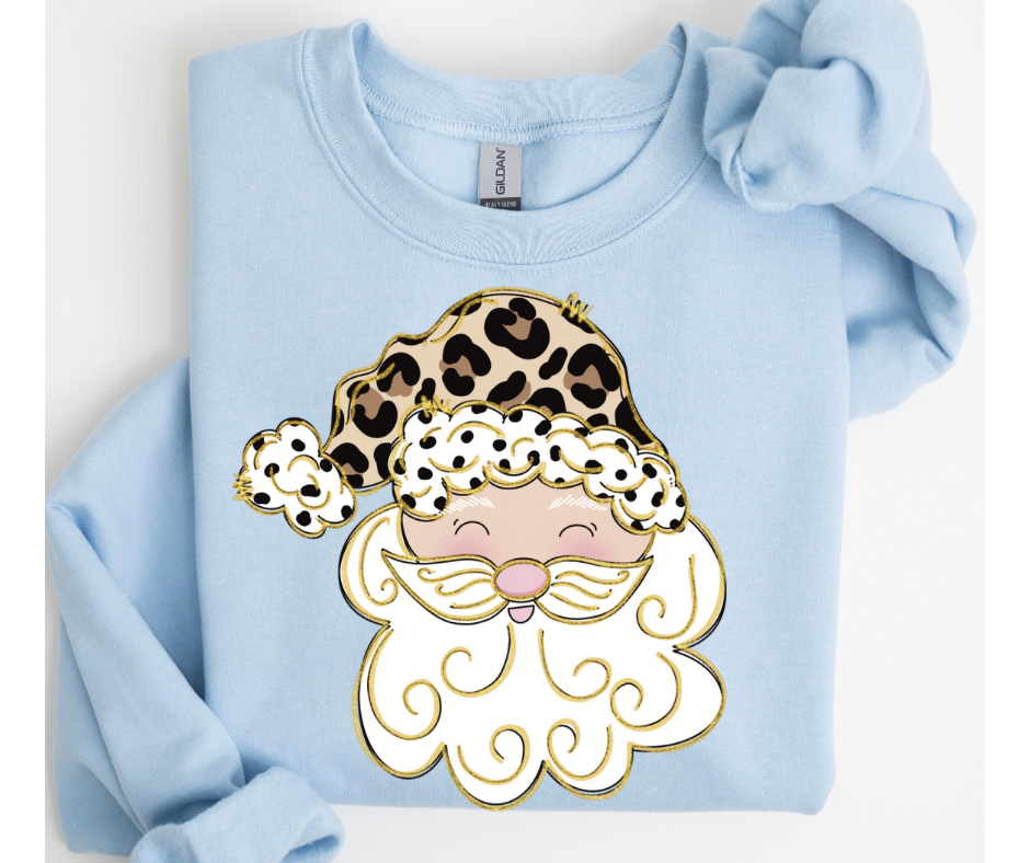 Leopard Dottie Santa