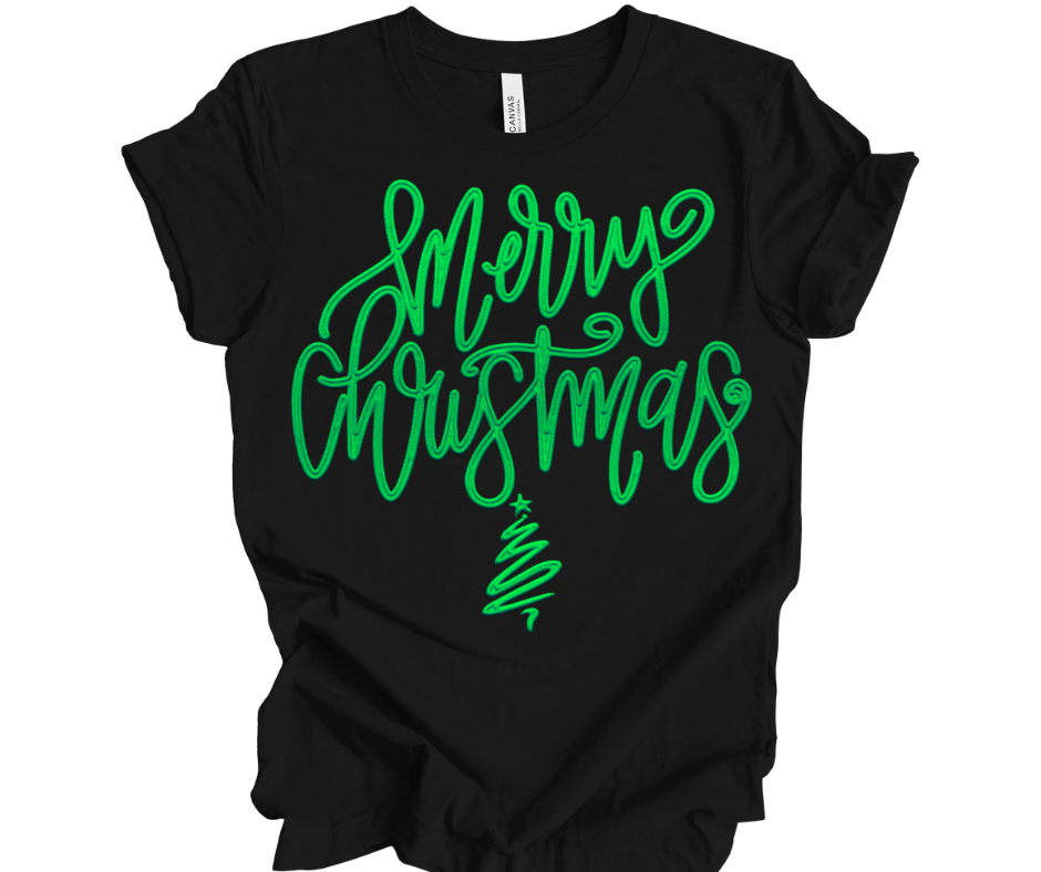 Merry Christmas (Faux Embroidery)