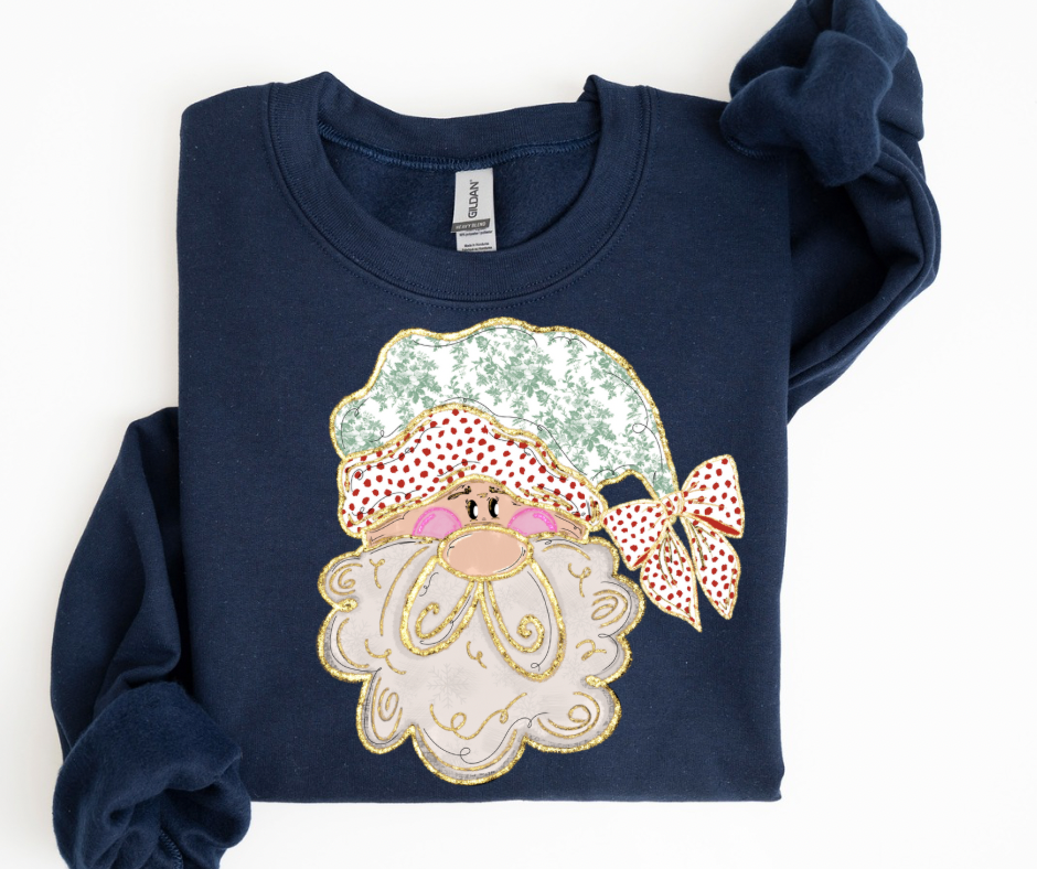 Red Foil Dottie Santa