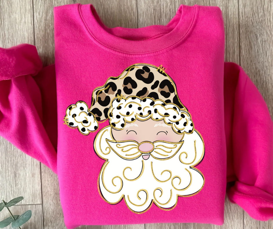 Leopard Dottie Santa