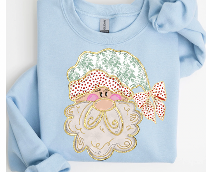 Red Foil Dottie Santa