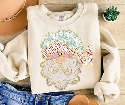 Red Foil Dottie Santa