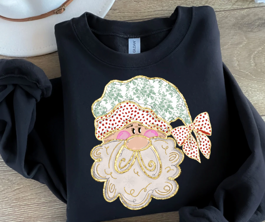 Red Foil Dottie Santa