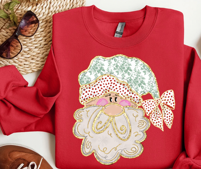 Red Foil Dottie Santa
