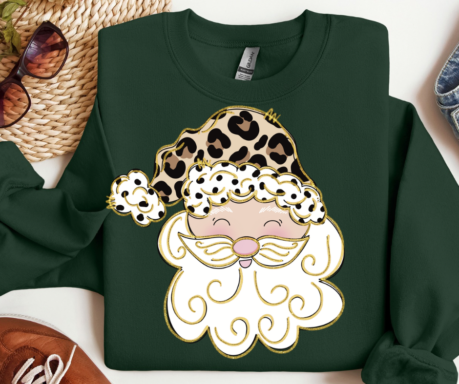 Leopard Dottie Santa