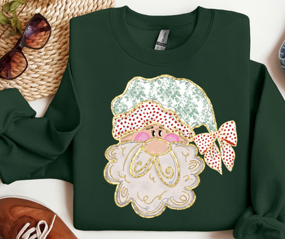 Red Foil Dottie Santa