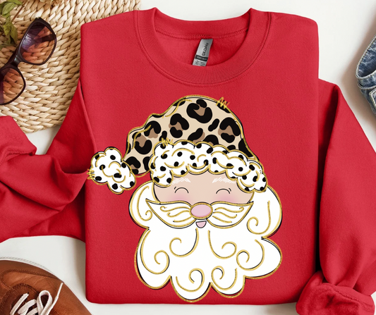 Leopard Dottie Santa