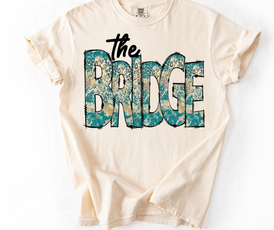 The Bridge - Teal Leopard